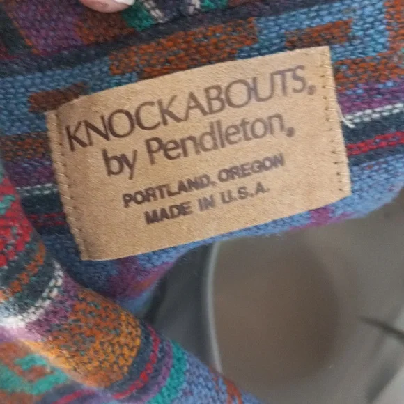 Pendleton KKNOCKABOUTS Multicolor Patterned Fabric VEST SZ.M - Picture 9 of 12
